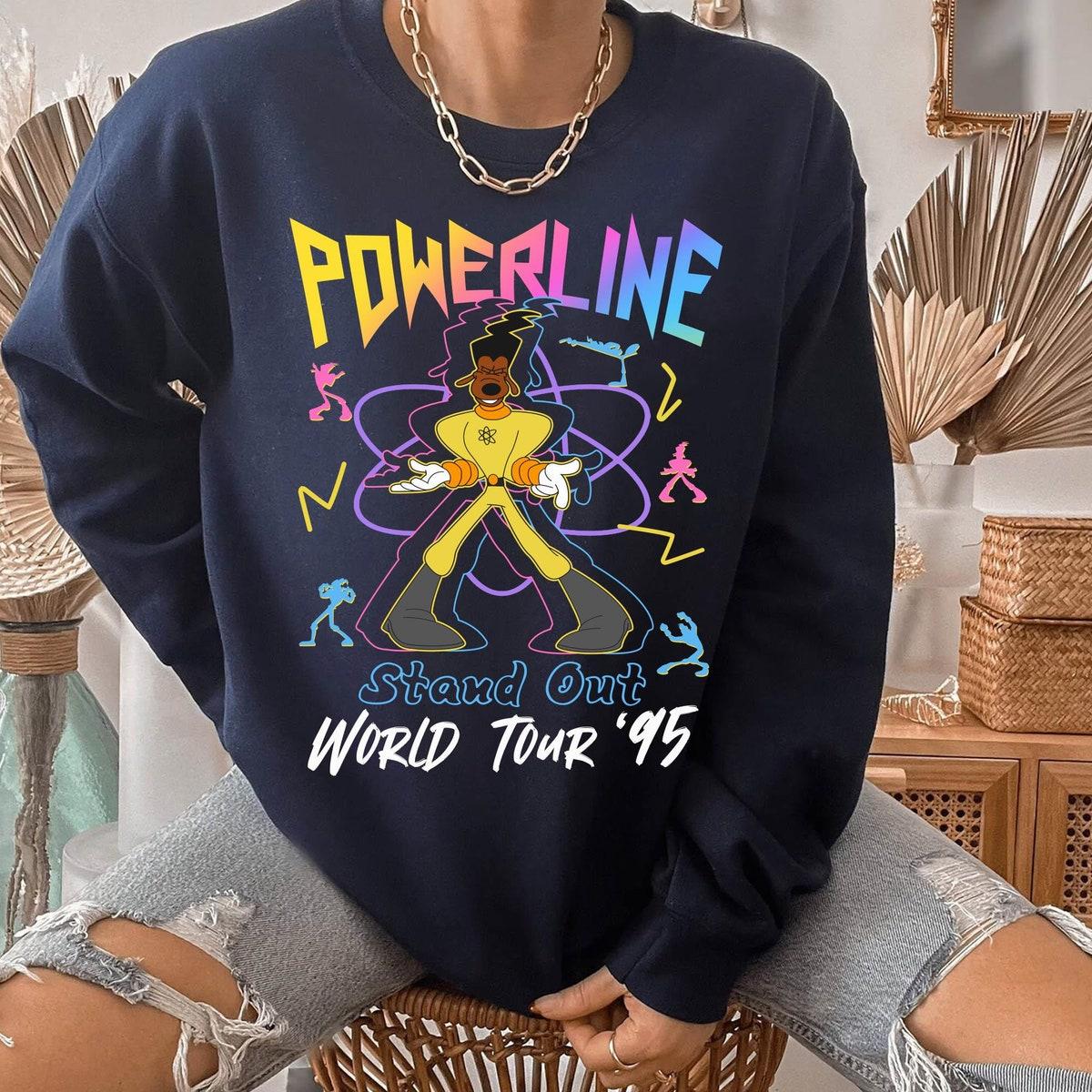 Two Sided Retro Powerline Stand Out World Tour 95 Shirt 3