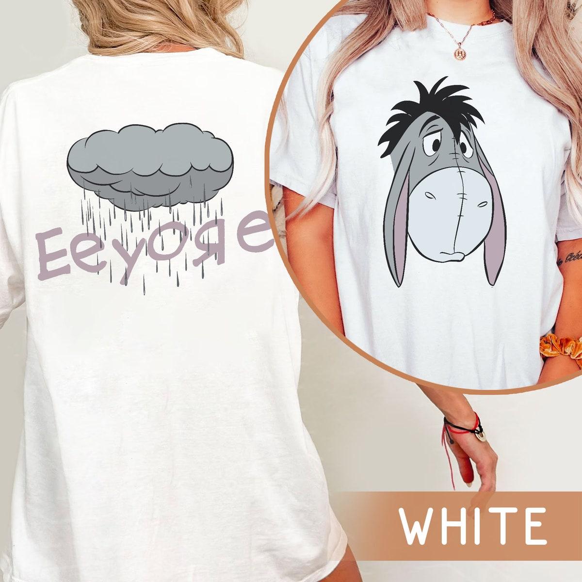 Two Sided Sketch Eeyore Big Face Shirt 3