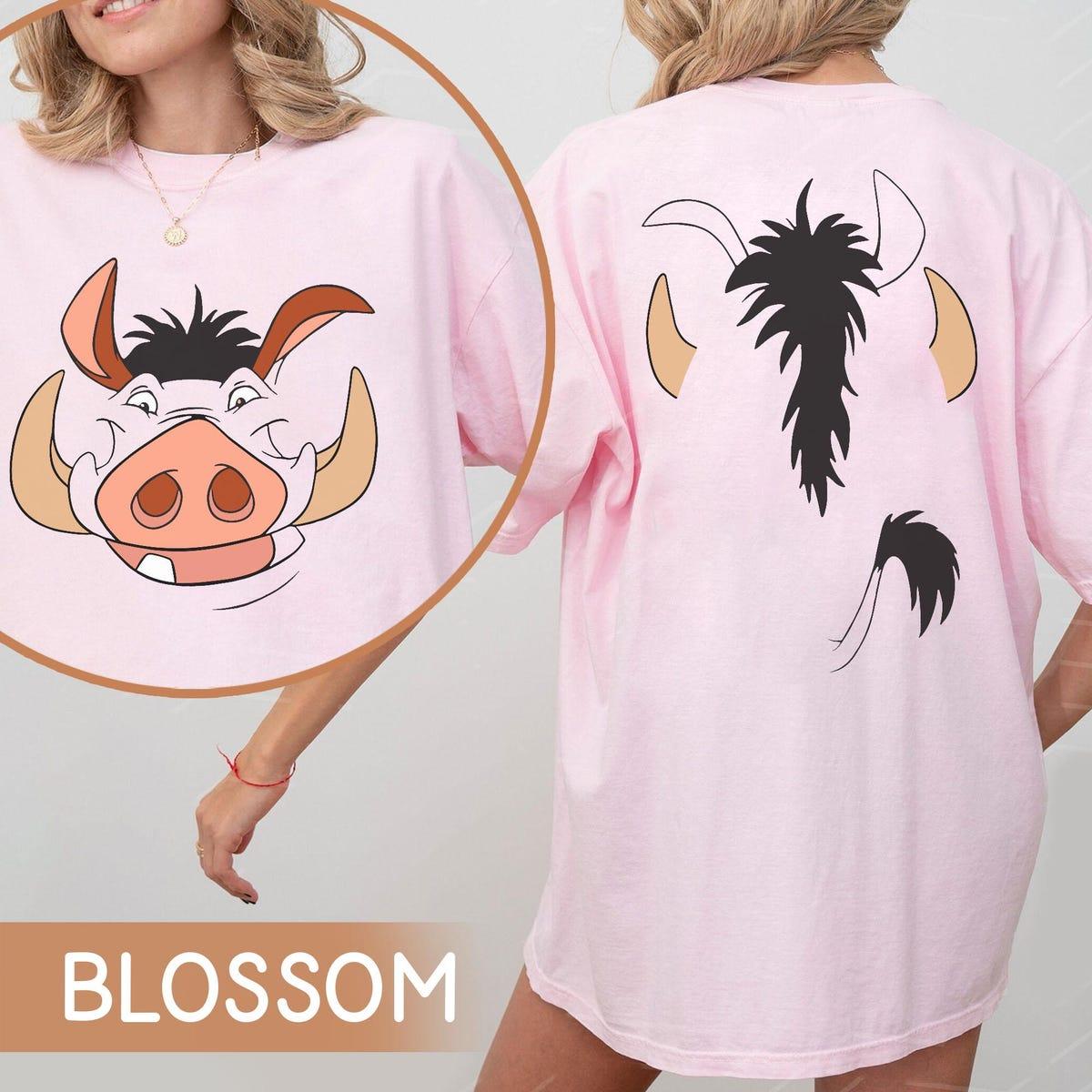 Two Sided The Lion King Pumbaa Costume Shirt 1