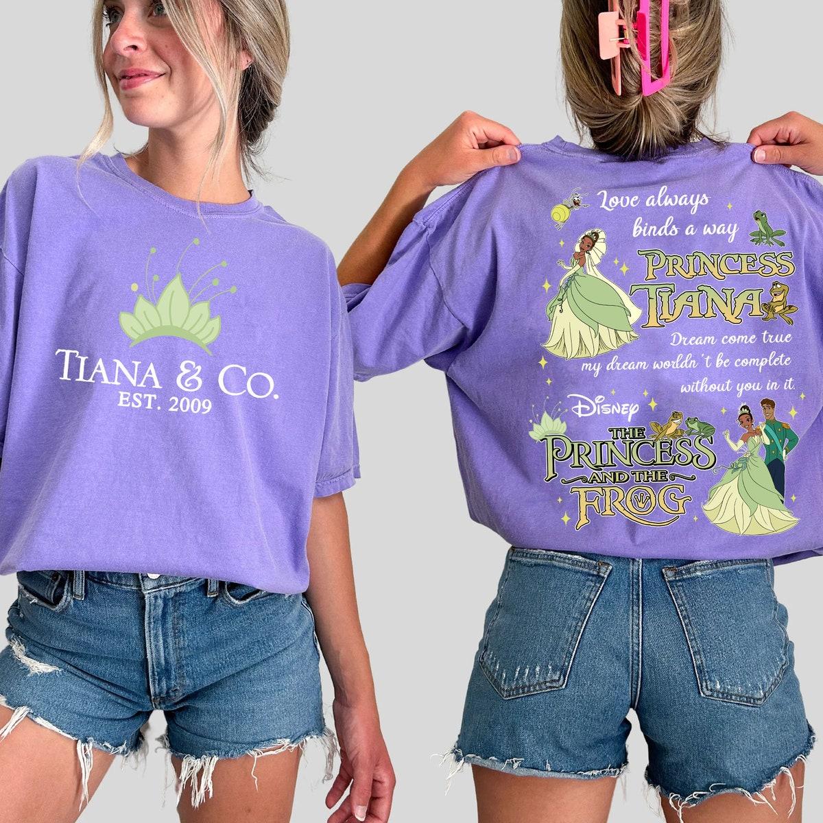 Two Sided Tiana Princess Dreams Come True Shirt 4