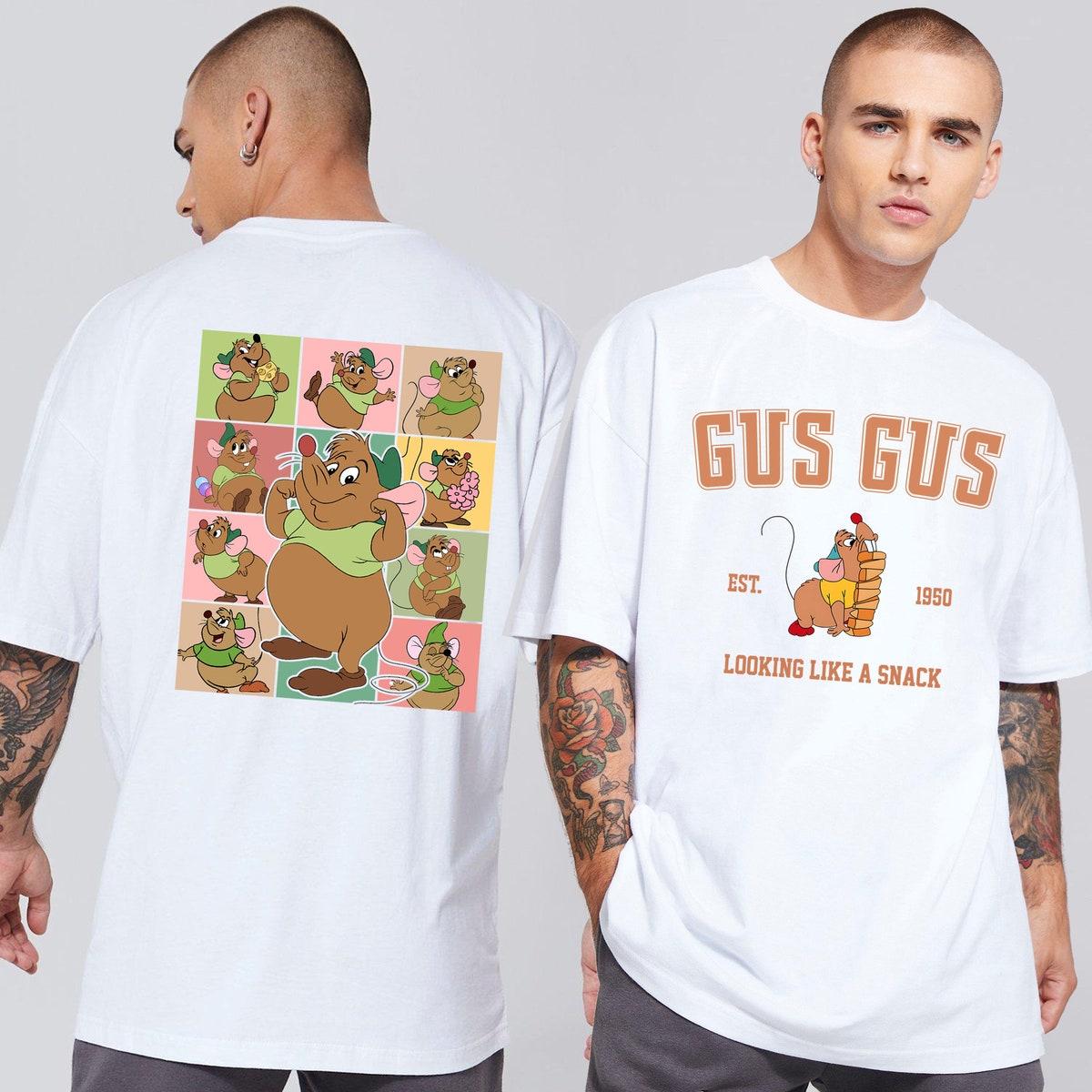 Two sided Gus Gus Mouse Looking Like A Snack Cinderella Shirt 1