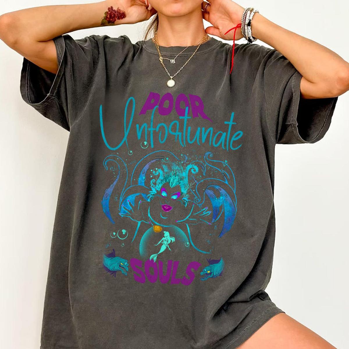 Ursula Flotsam Jetsam Ariel Poor Unfortunate Souls Shirt 4