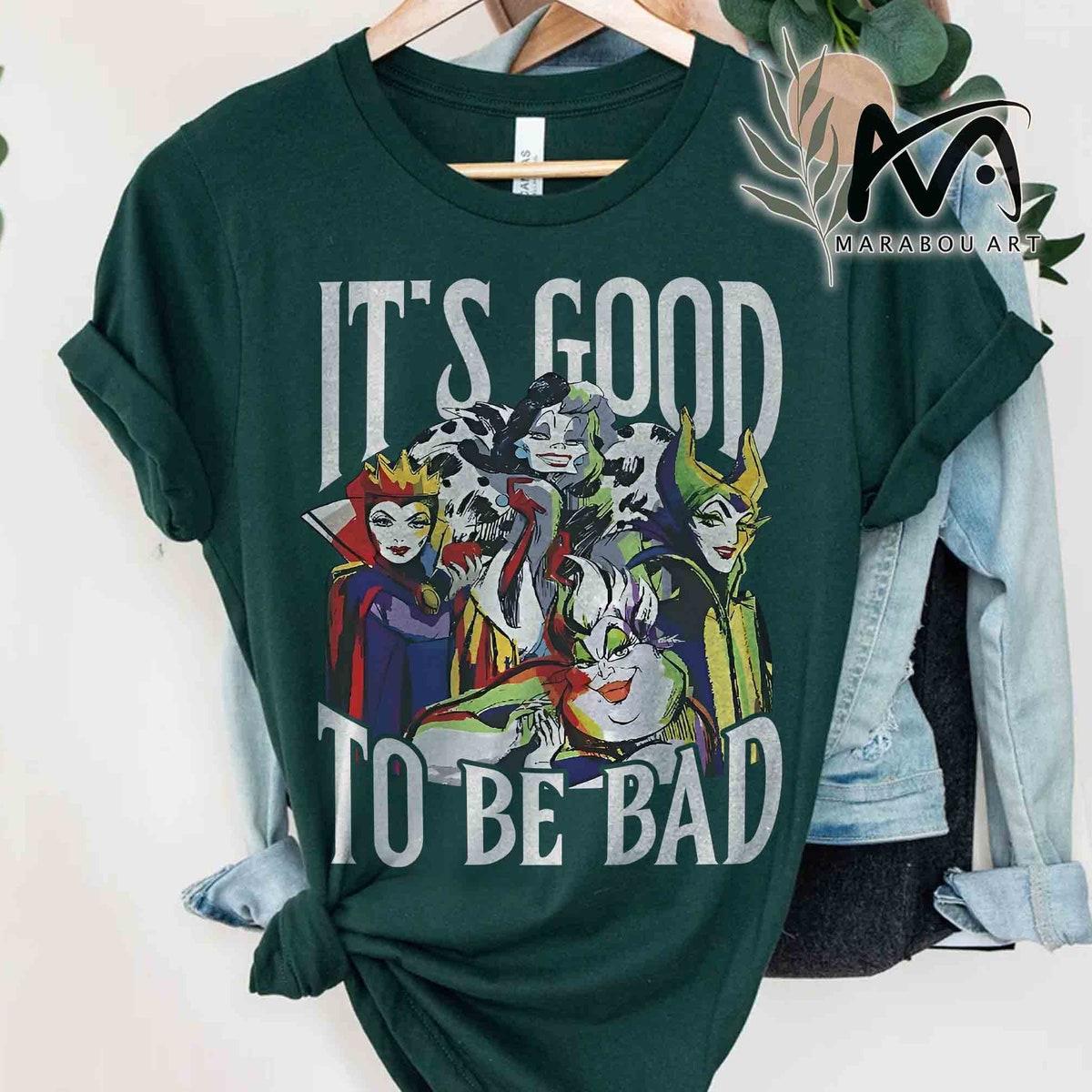 Villains It's Good To Be Bad Shirt 2