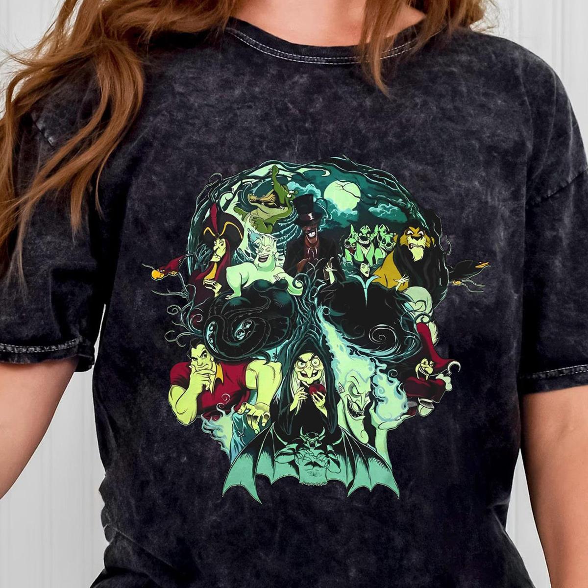 Villains Ursula Scar Gaston Evil Queen Jafar Hades Shirt 3