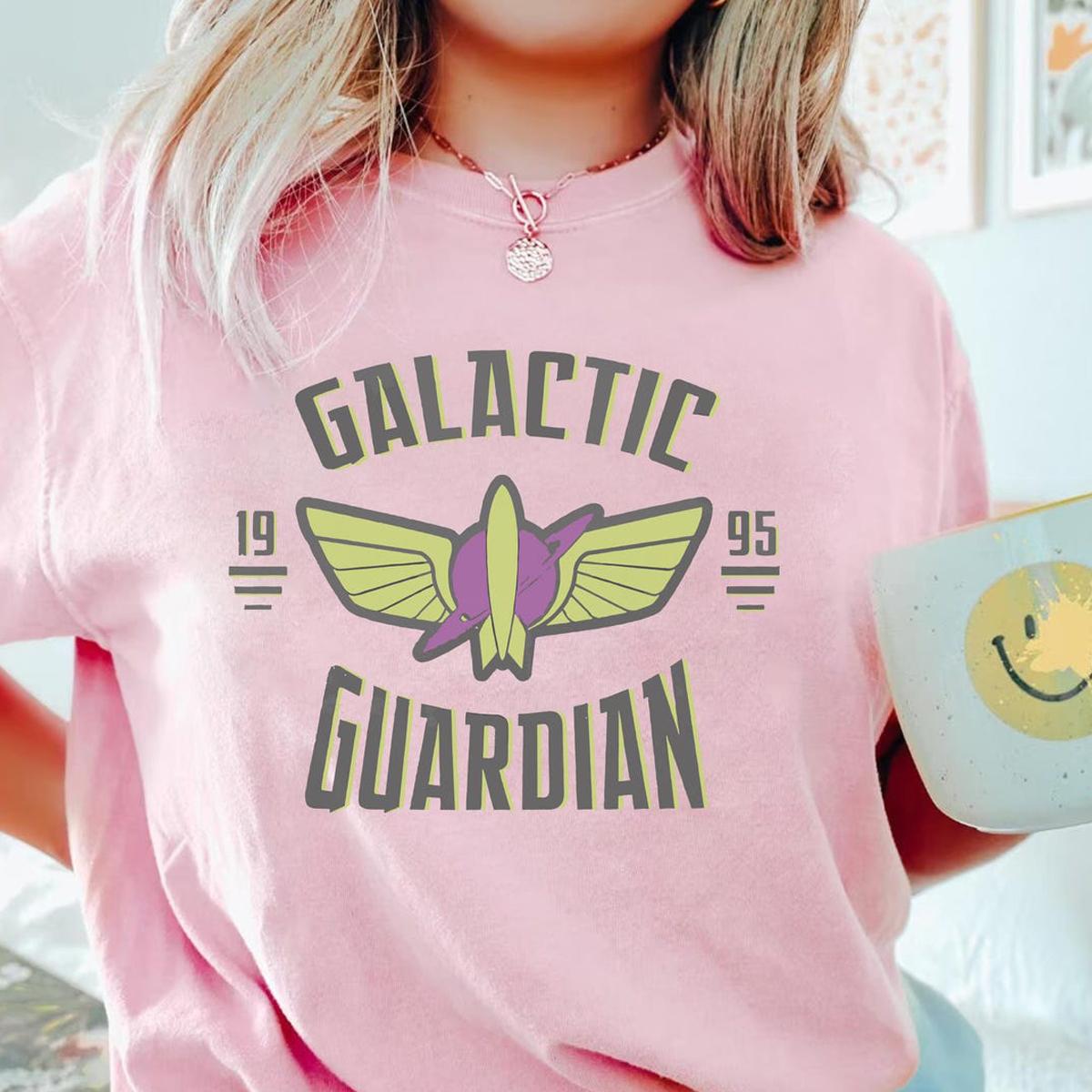 Vintage Buzz Lightyear Galactic Guardian 1995 Symbol Shirt 4