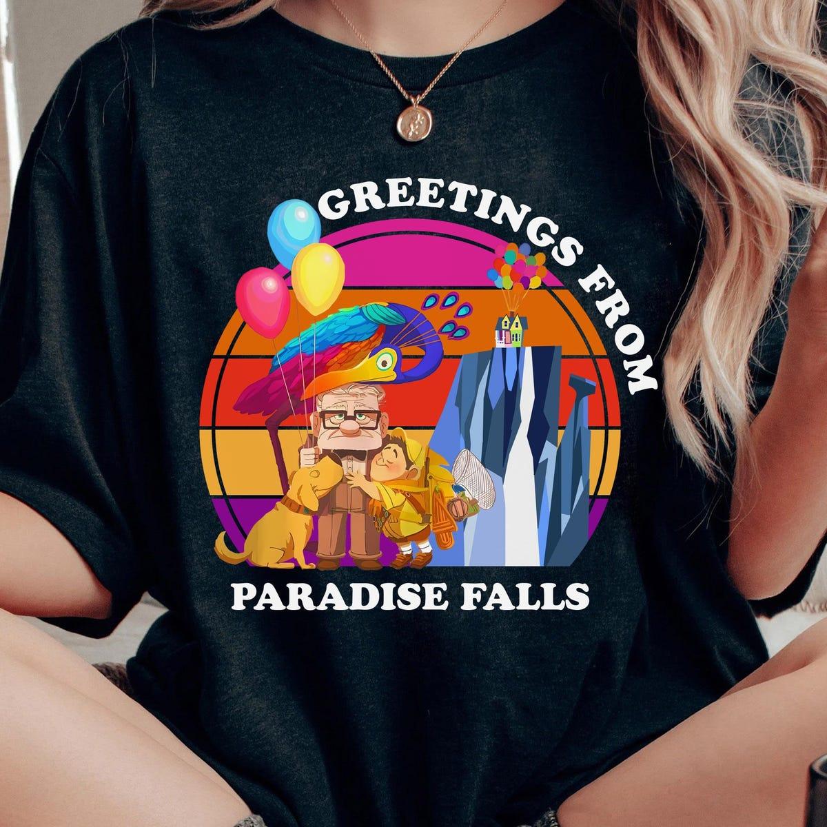 Vintage Carl Russell Dug Kevin Greetings From Paradise Falls Shirt 1