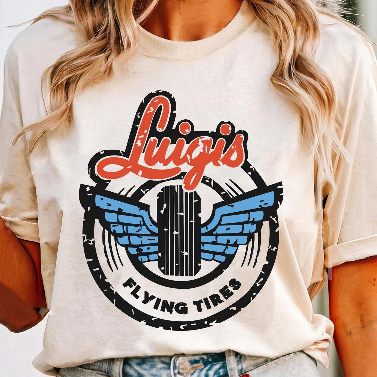 Vintage Cars Land Luigi's Flying Tires Shirt 1