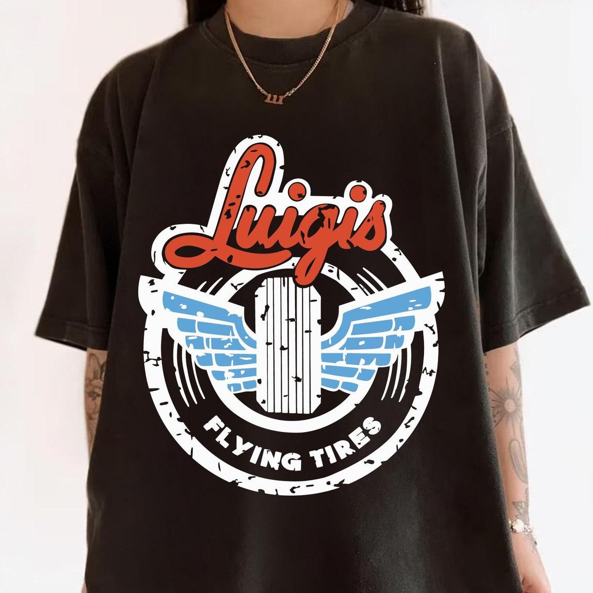 Vintage Cars Land Luigi's Flying Tires Shirt 5