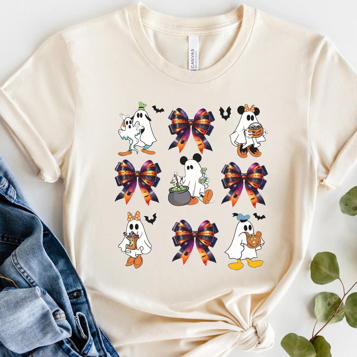 Vintage Disney Ghost Coquette Halloween Shirt 4