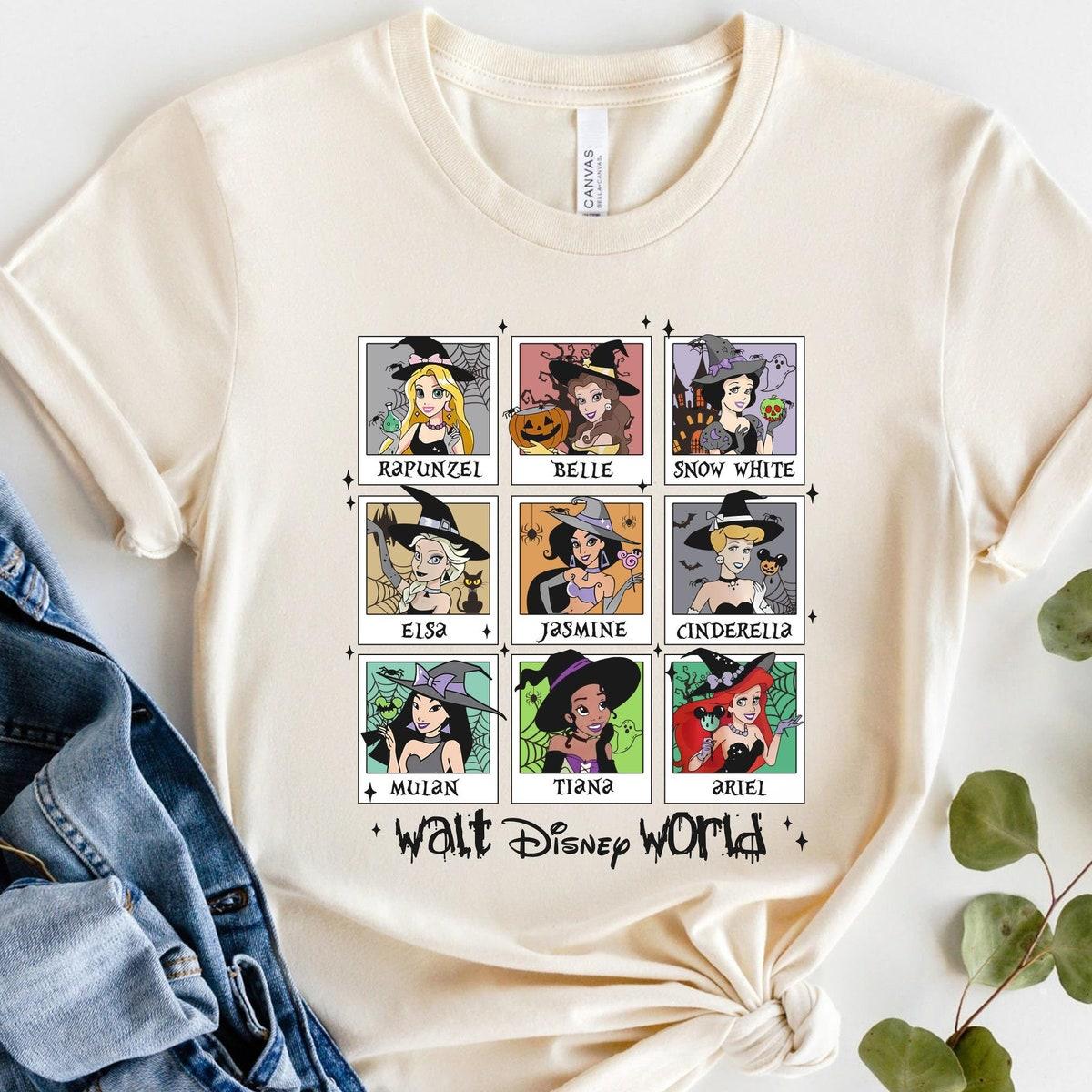 Vintage Disney Princess Halloween Shirt 4