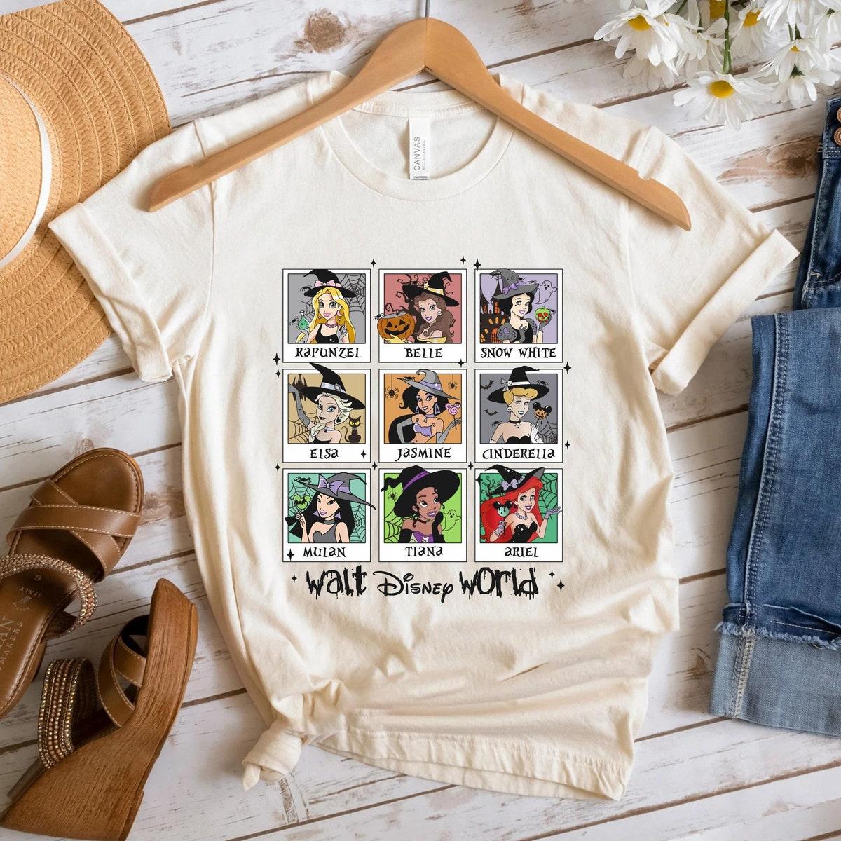 Vintage Disney Princess Halloween Shirt 5