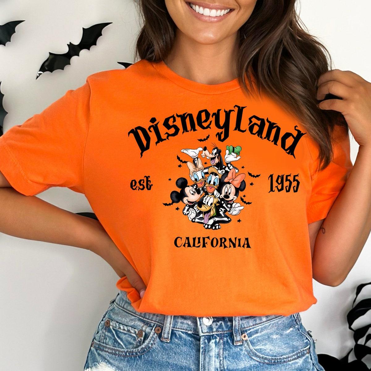 Vintage Disneyland Halloween All Characters Shirt 5