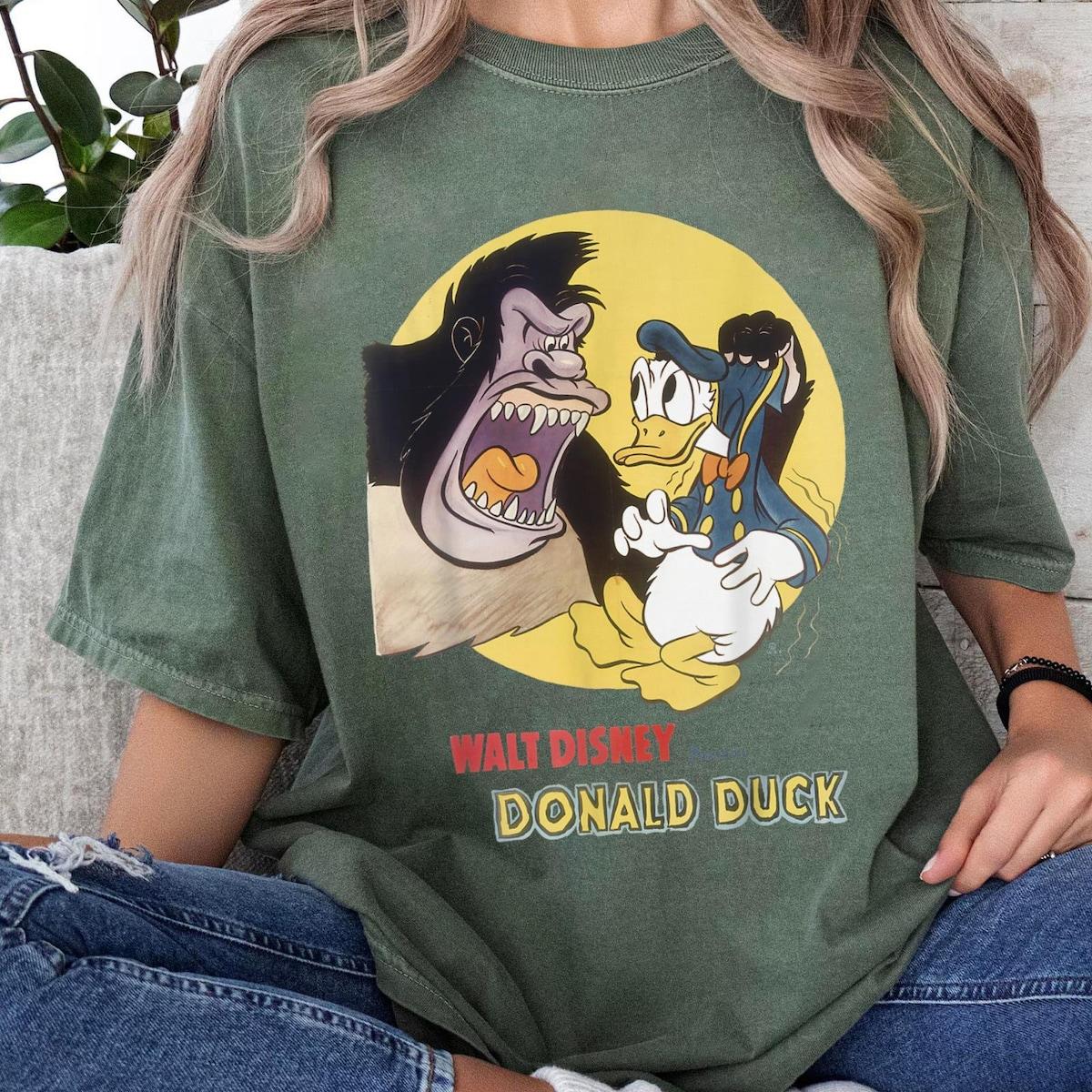 Vintage Donald Duck And The Gorilla Shirt 4