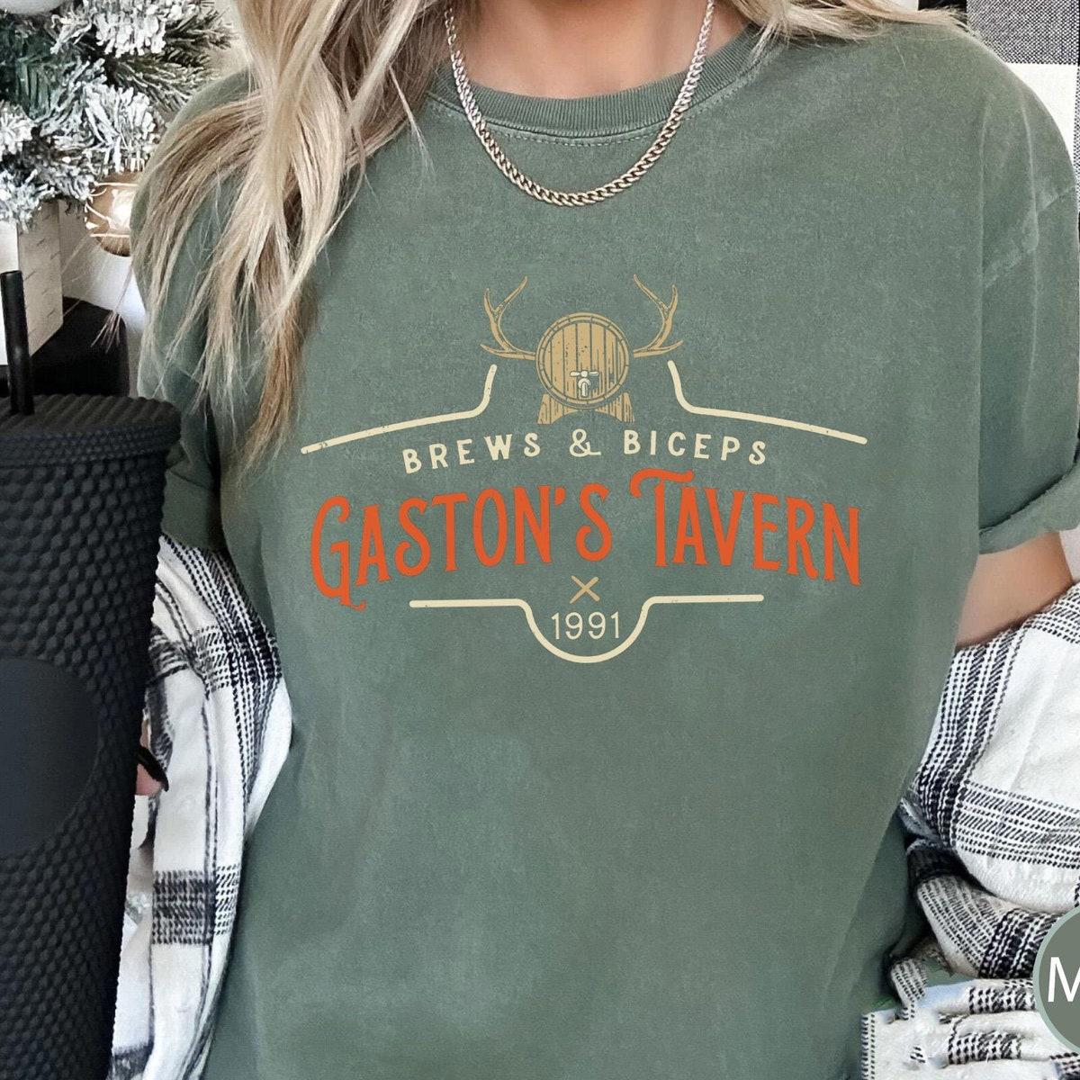 Vintage Gastons Tavern 1991 Brew And Biceps Shirt 3