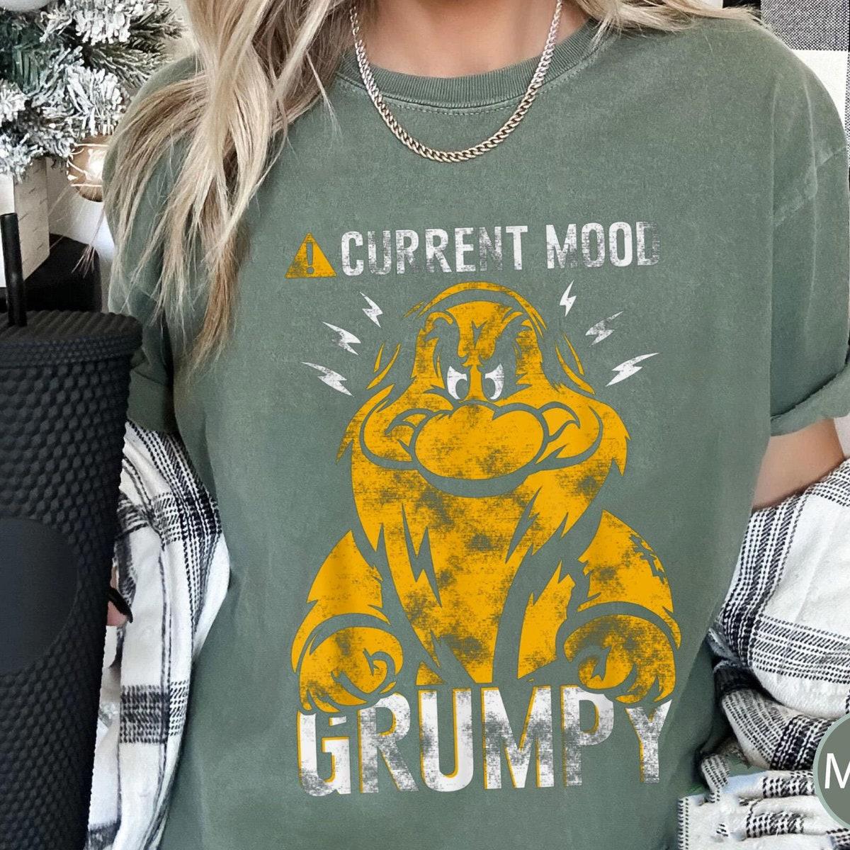 Vintage Grumpy Dwarf Current Mood Shirt 2