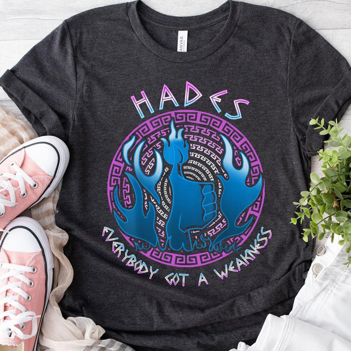 Vintage Hades Blue Flame Everybody's Got A Weakness Shirt 1