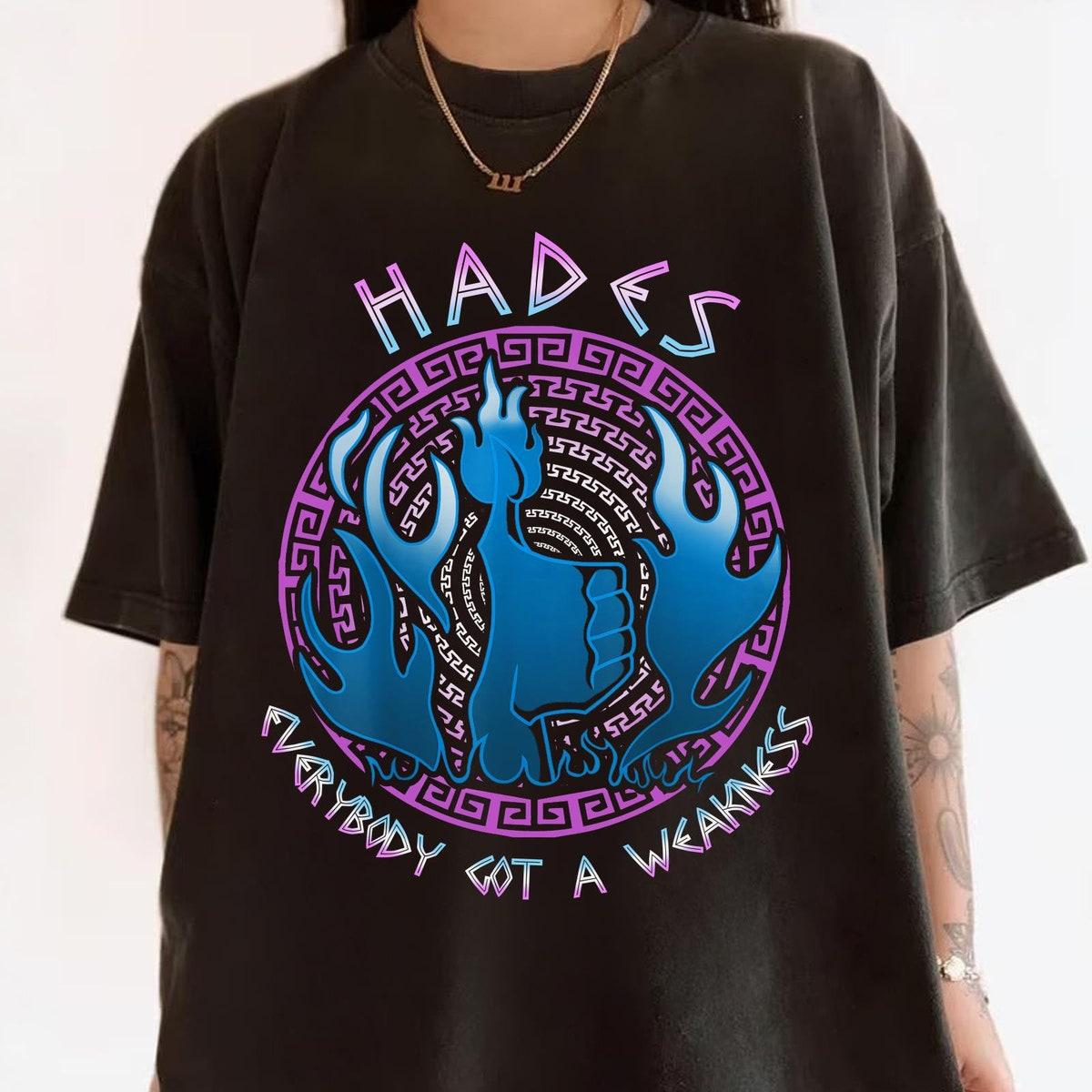 Vintage Hades Blue Flame Everybody's Got A Weakness Shirt 2