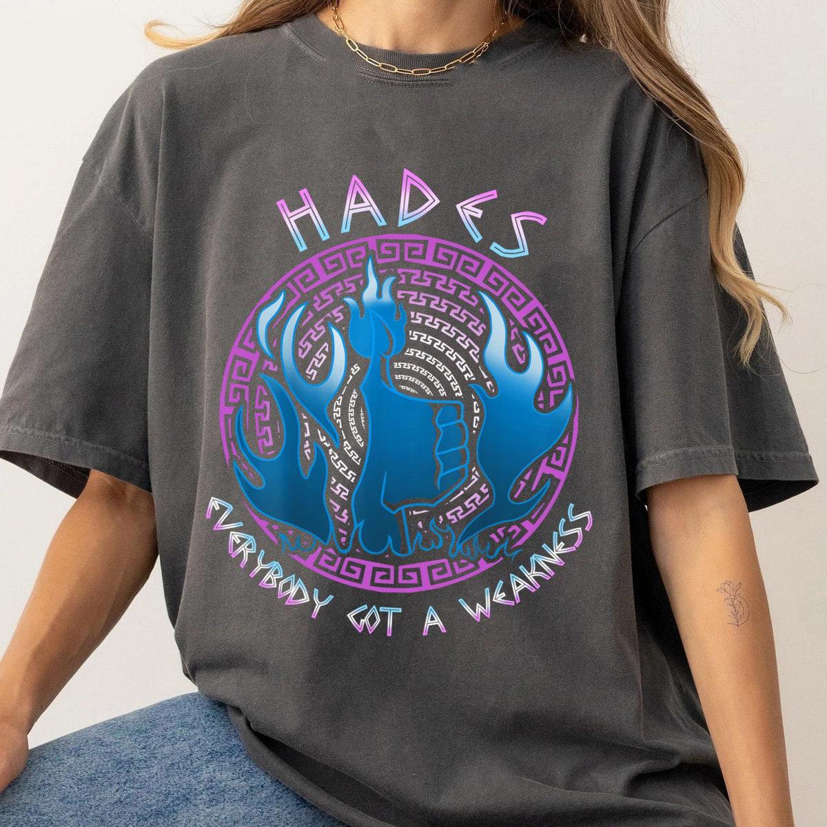 Vintage Hades Blue Flame Everybody's Got A Weakness Shirt 3