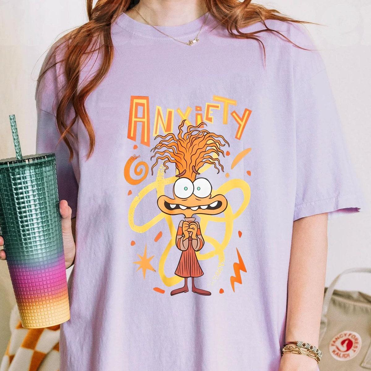 Vintage Inside Out 2 Anxiety Disney Emotions Shirt 2