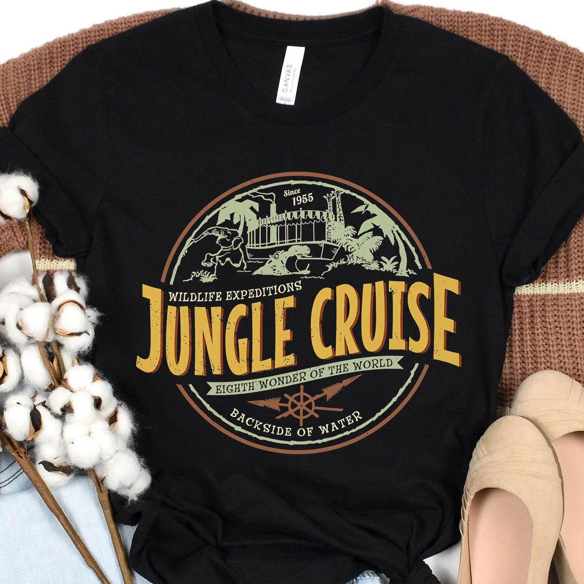 Vintage Jungle Cruise Since 1955 Ride Backside Of Water Shirt 1