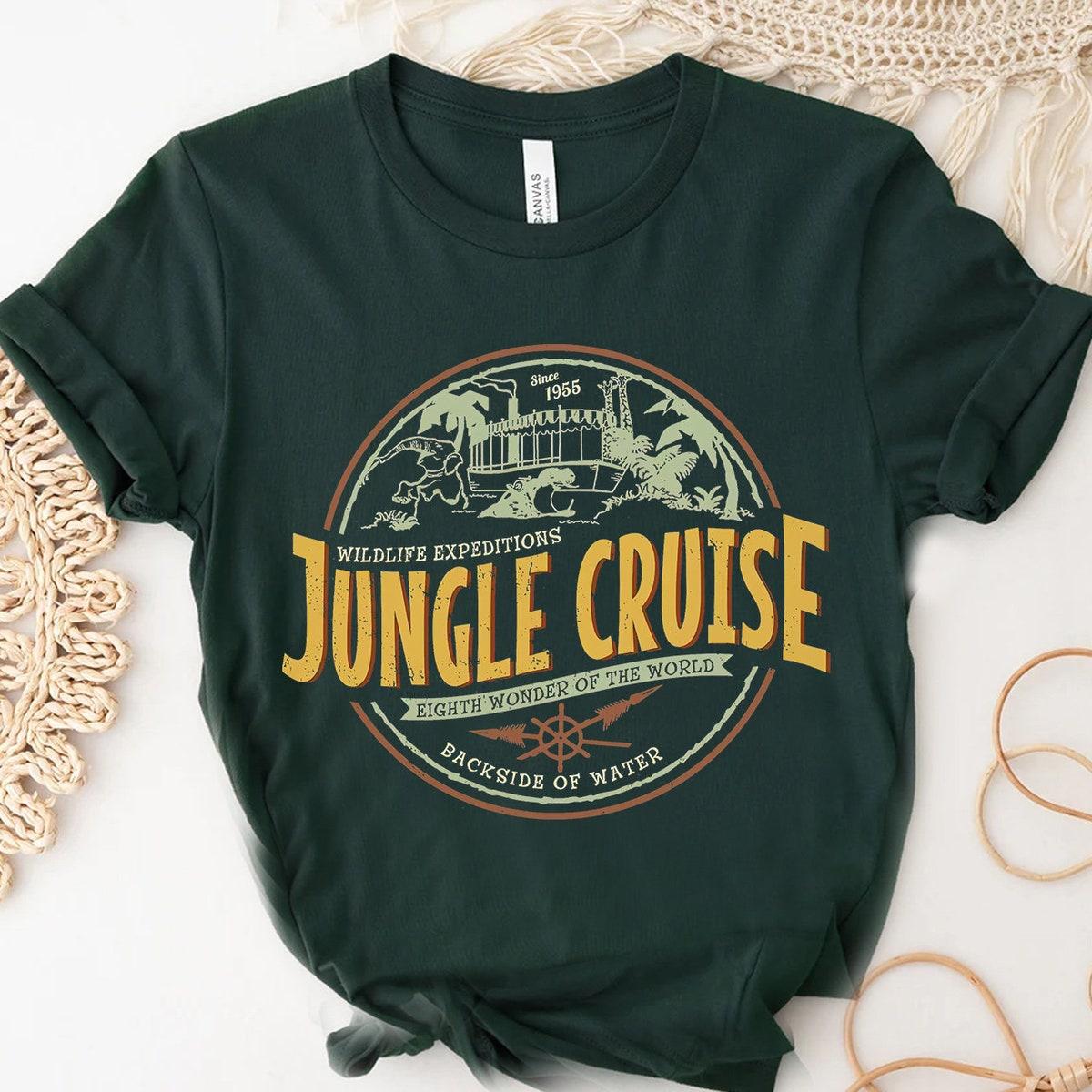 Vintage Jungle Cruise Since 1955 Ride Backside Of Water Shirt 2