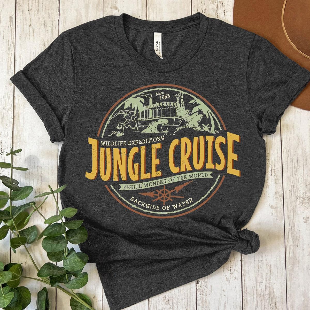 Vintage Jungle Cruise Since 1955 Ride Backside Of Water Shirt 3