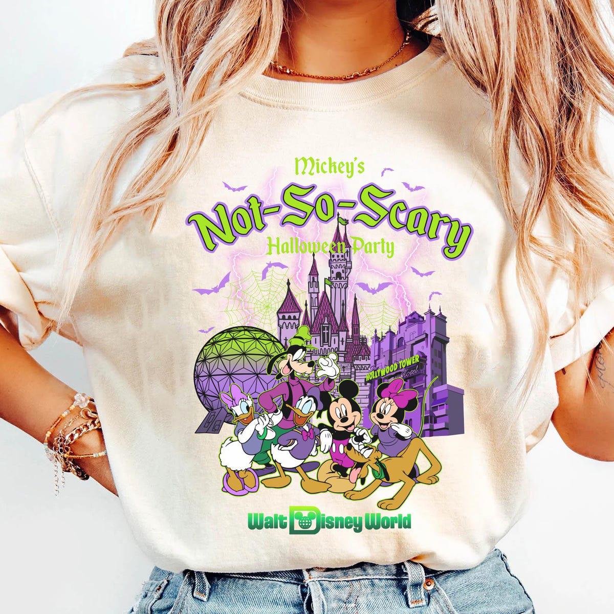 Vintage Mickey's Not So Scary Halloween Party Shirt 2