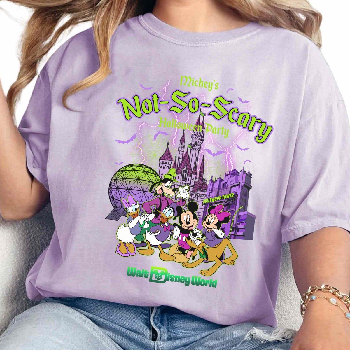 Vintage Mickey's Not So Scary Halloween Party Shirt 3