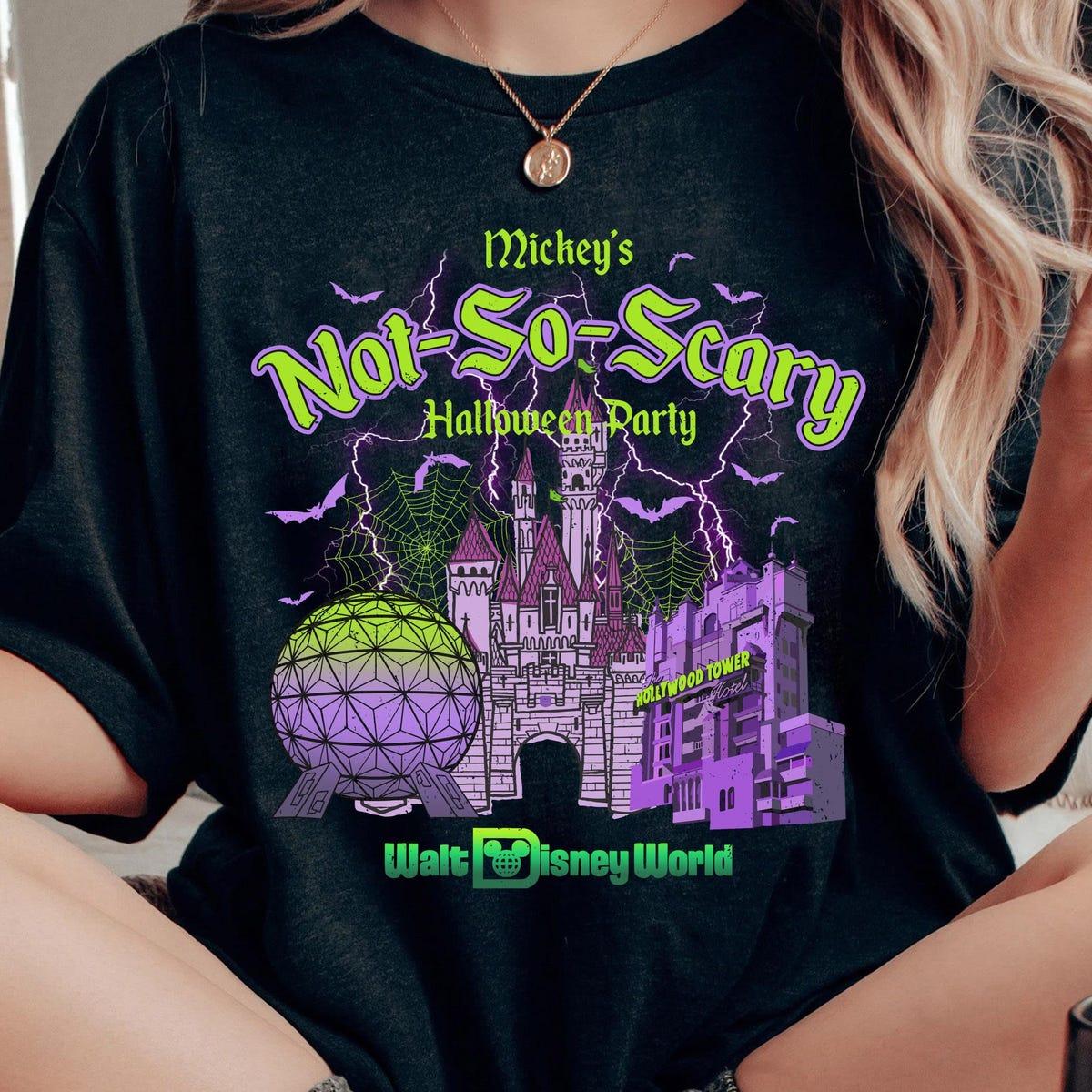 Vintage Mickey's Not So Scary Party Mickey And Friends Shirt 1