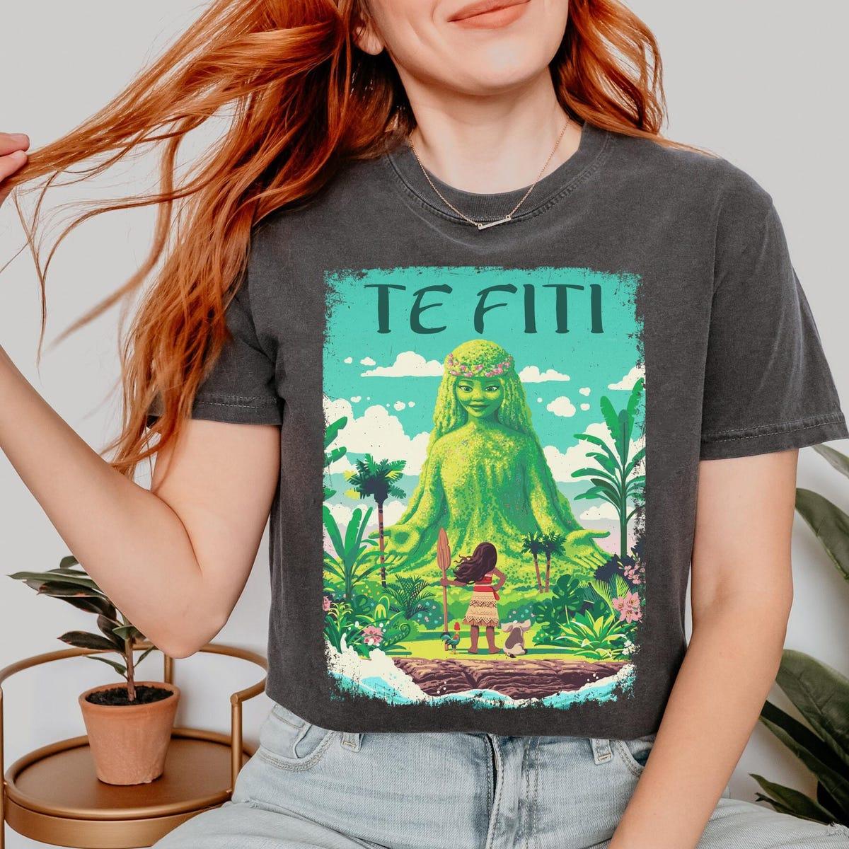 Vintage Moana Te Fiti Fairy Garden Shirt 1