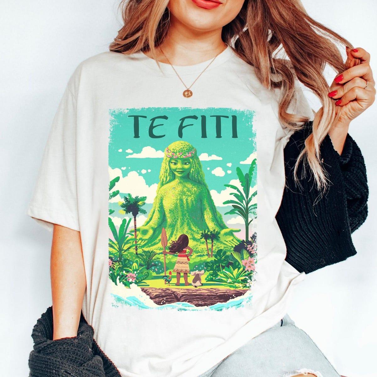 Vintage Moana Te Fiti Fairy Garden Shirt 2