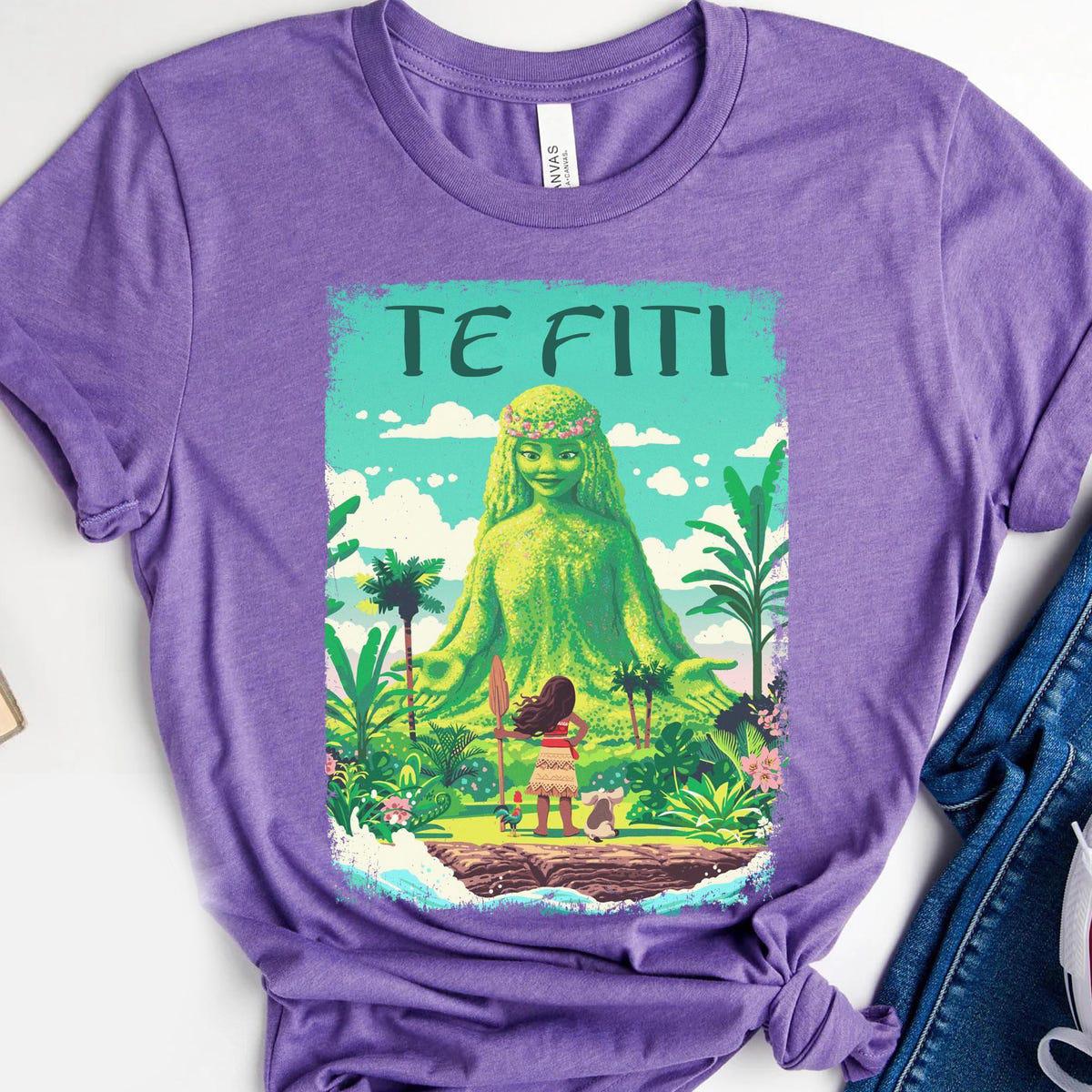 Vintage Moana Te Fiti Fairy Garden Shirt 3