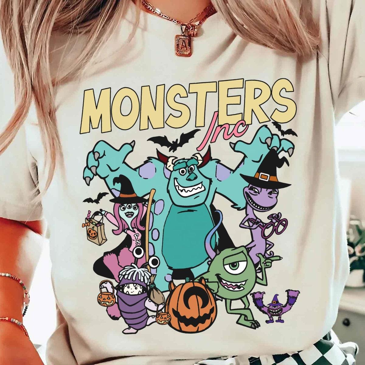 Vintage Monster Inc Halloween Shirt 1