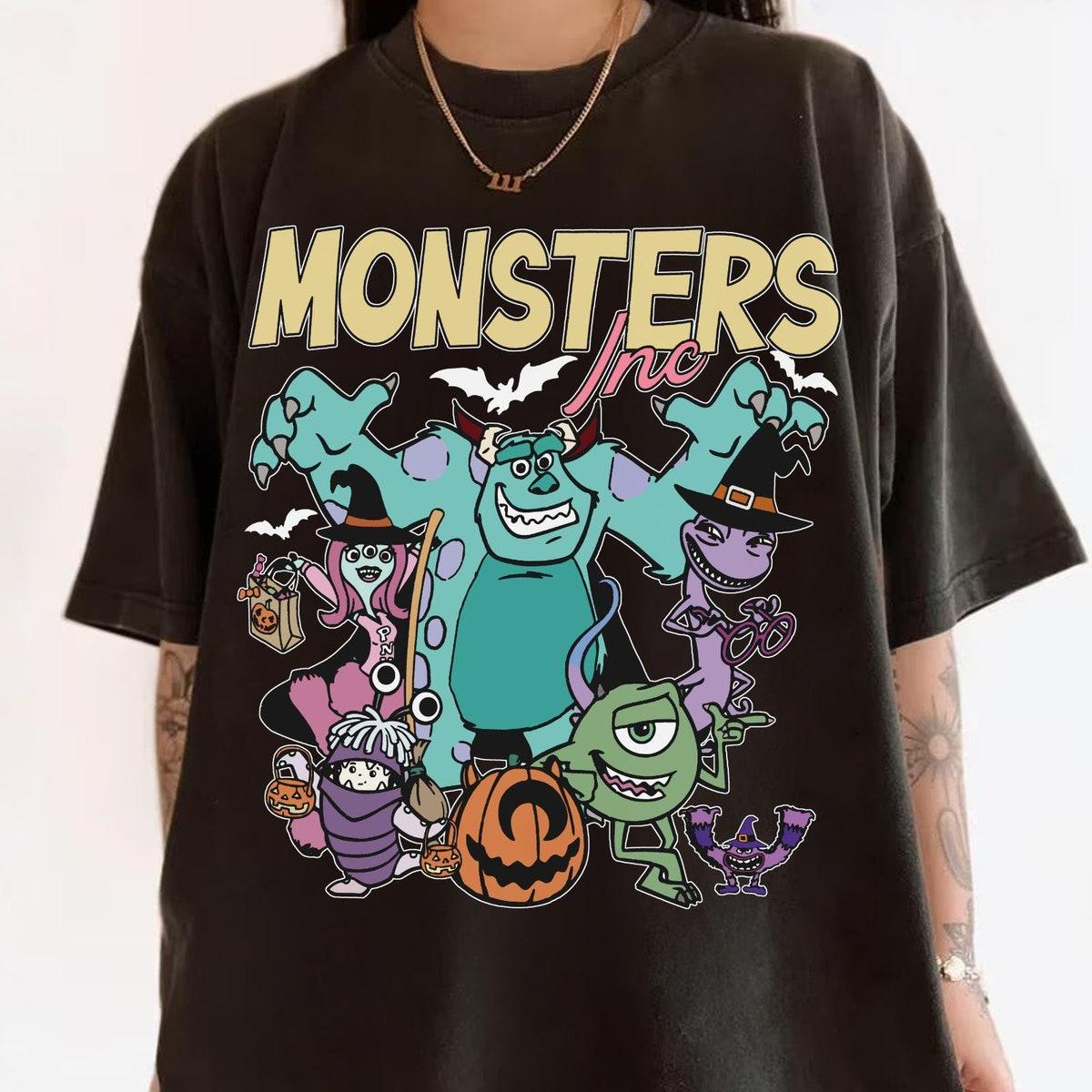 Vintage Monster Inc Halloween Shirt 2