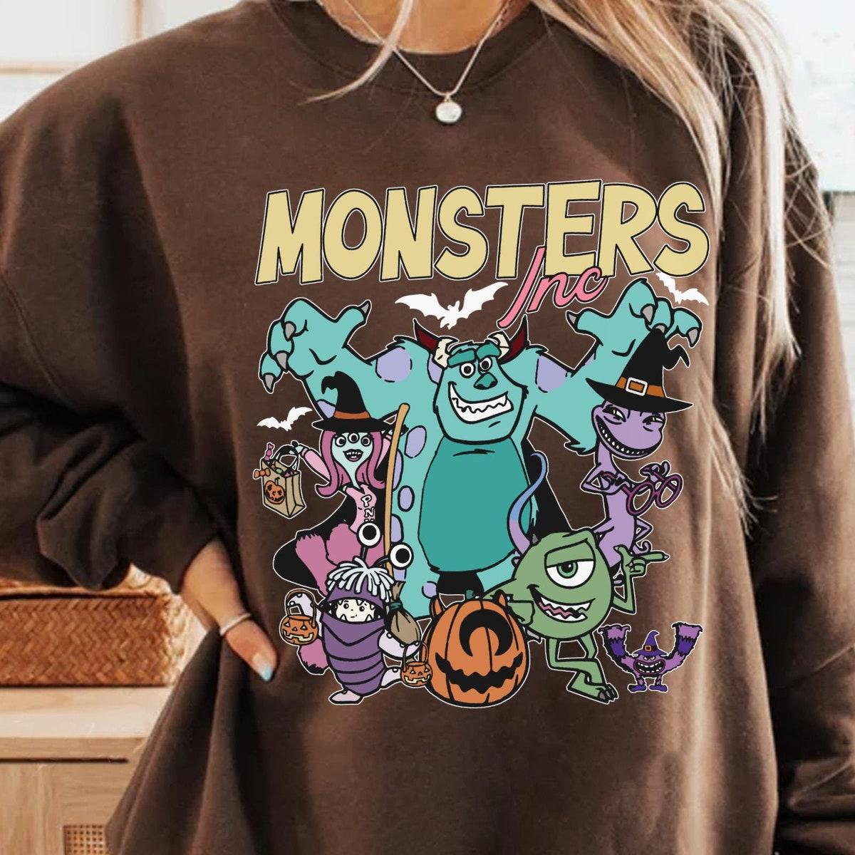 Vintage Monster Inc Halloween Shirt 3