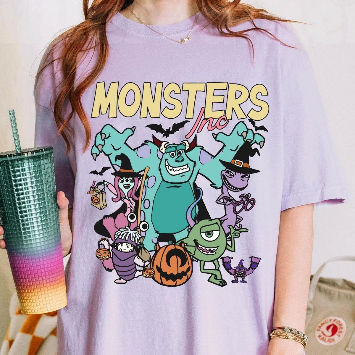 Vintage Monster Inc Halloween Shirt 4