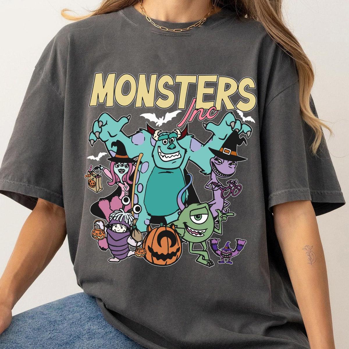 Vintage Monster Inc Halloween Shirt 5