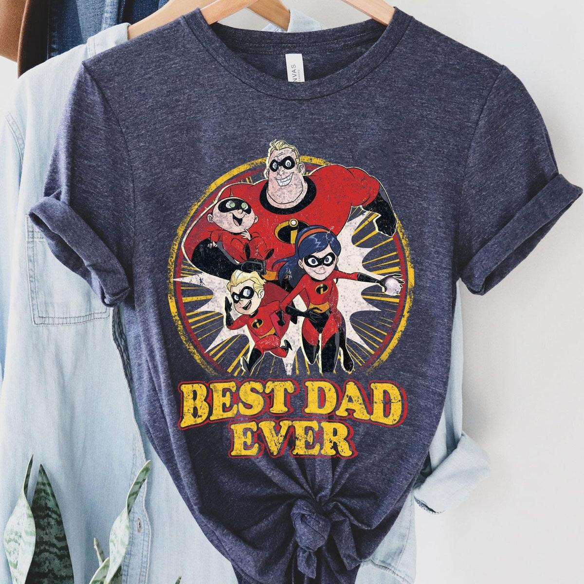 Vintage Mr Incredible Best Dad Ever Shirt 1