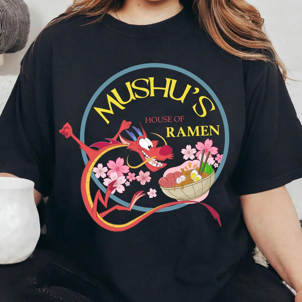 Vintage Mushu's House Of Ramen Mulan Disney Shirt 1