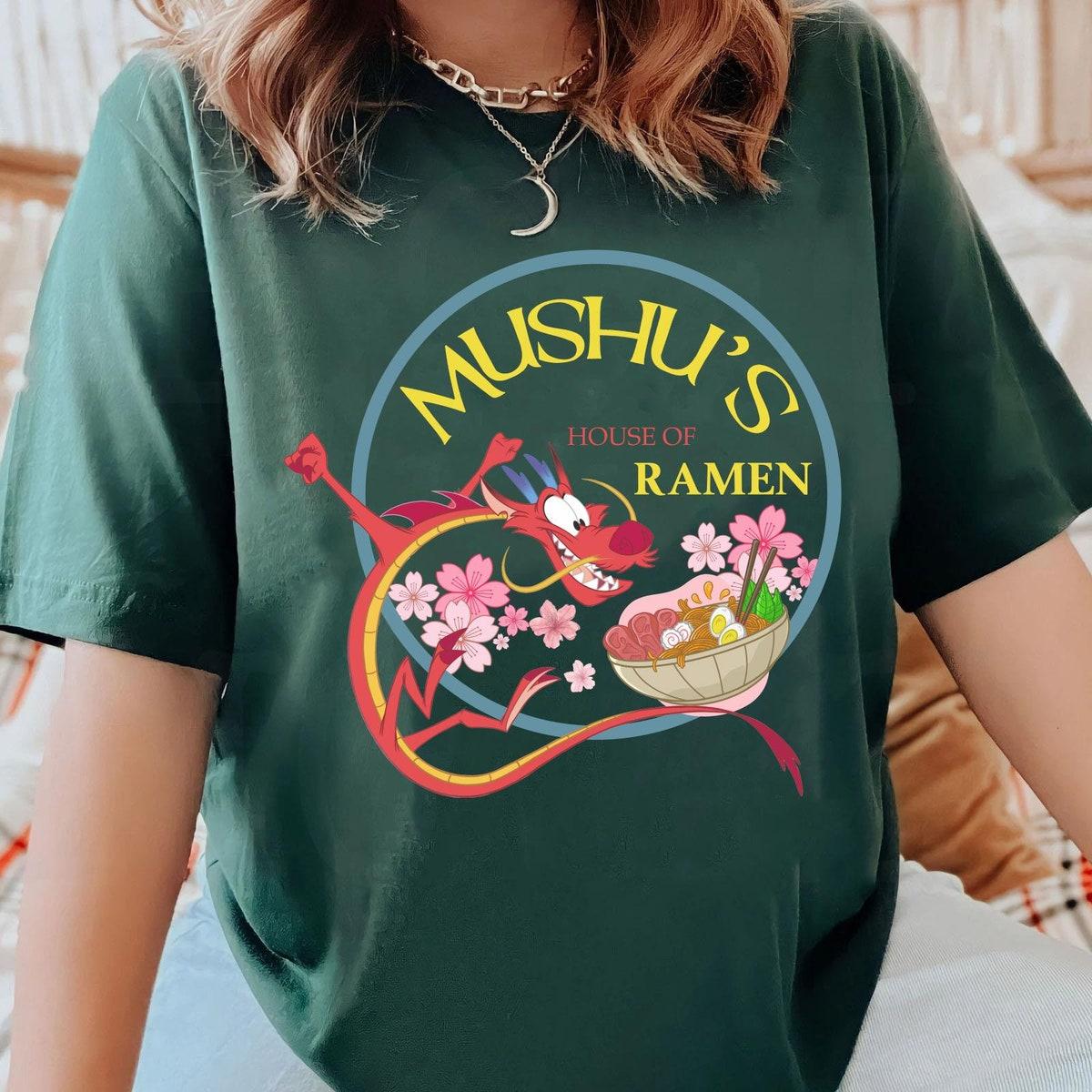 Vintage Mushu's House Of Ramen Mulan Disney Shirt 2