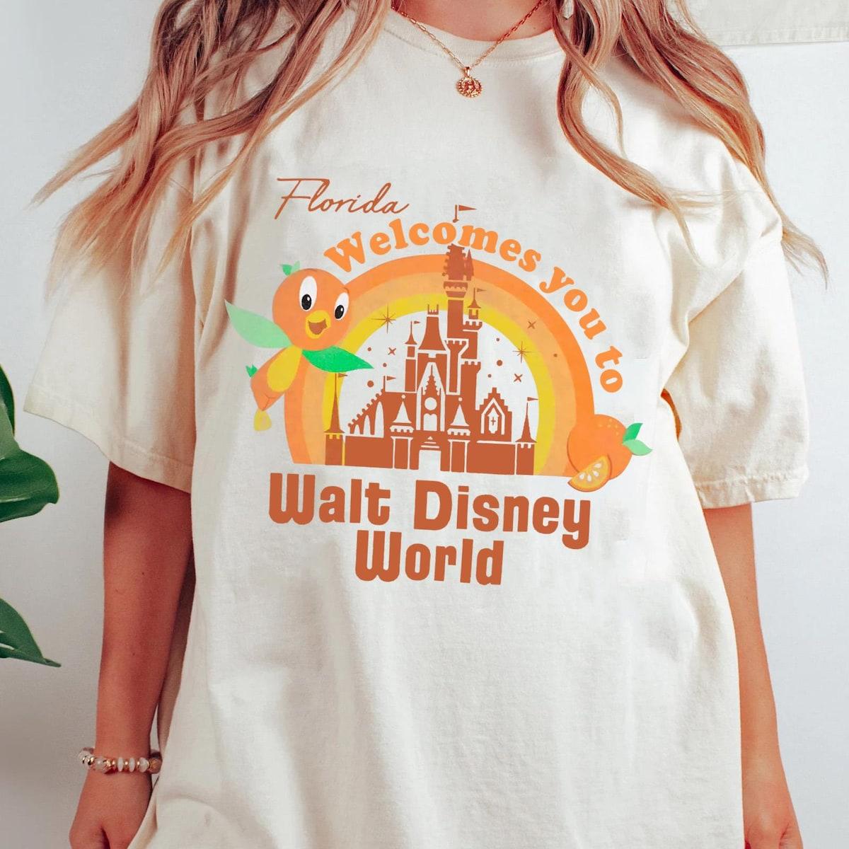 Vintage Orange Bird Florida Walt Disney World Disney Theme Park Shirt 1