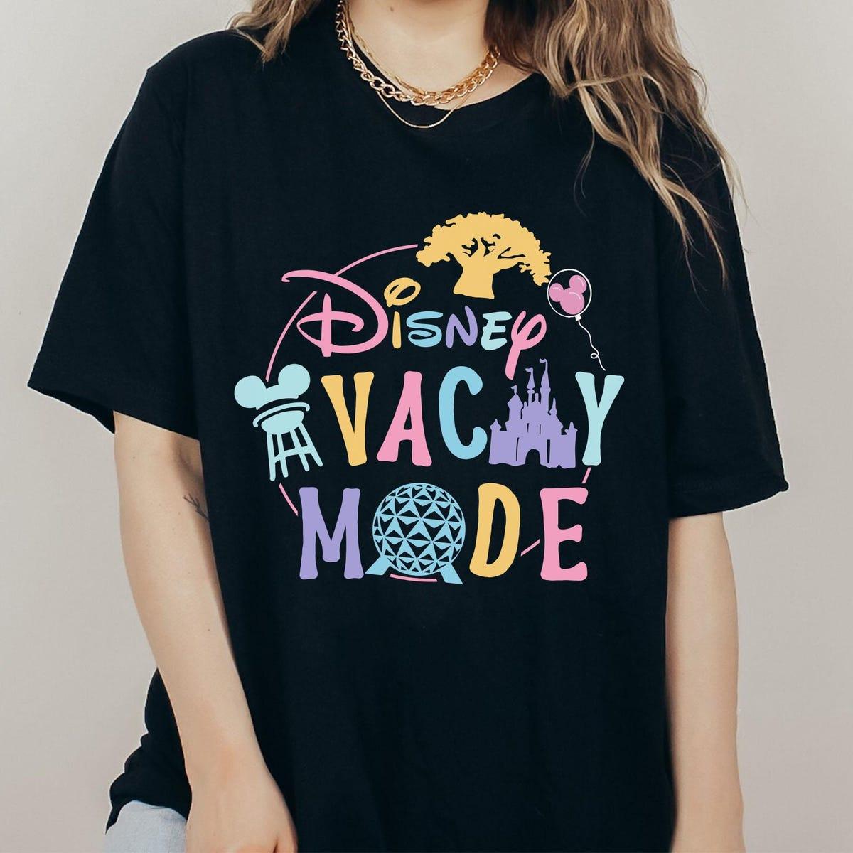 Vintage Pastel Disney Vacay Mode Shirt Epcot Family Matching Shirt 1