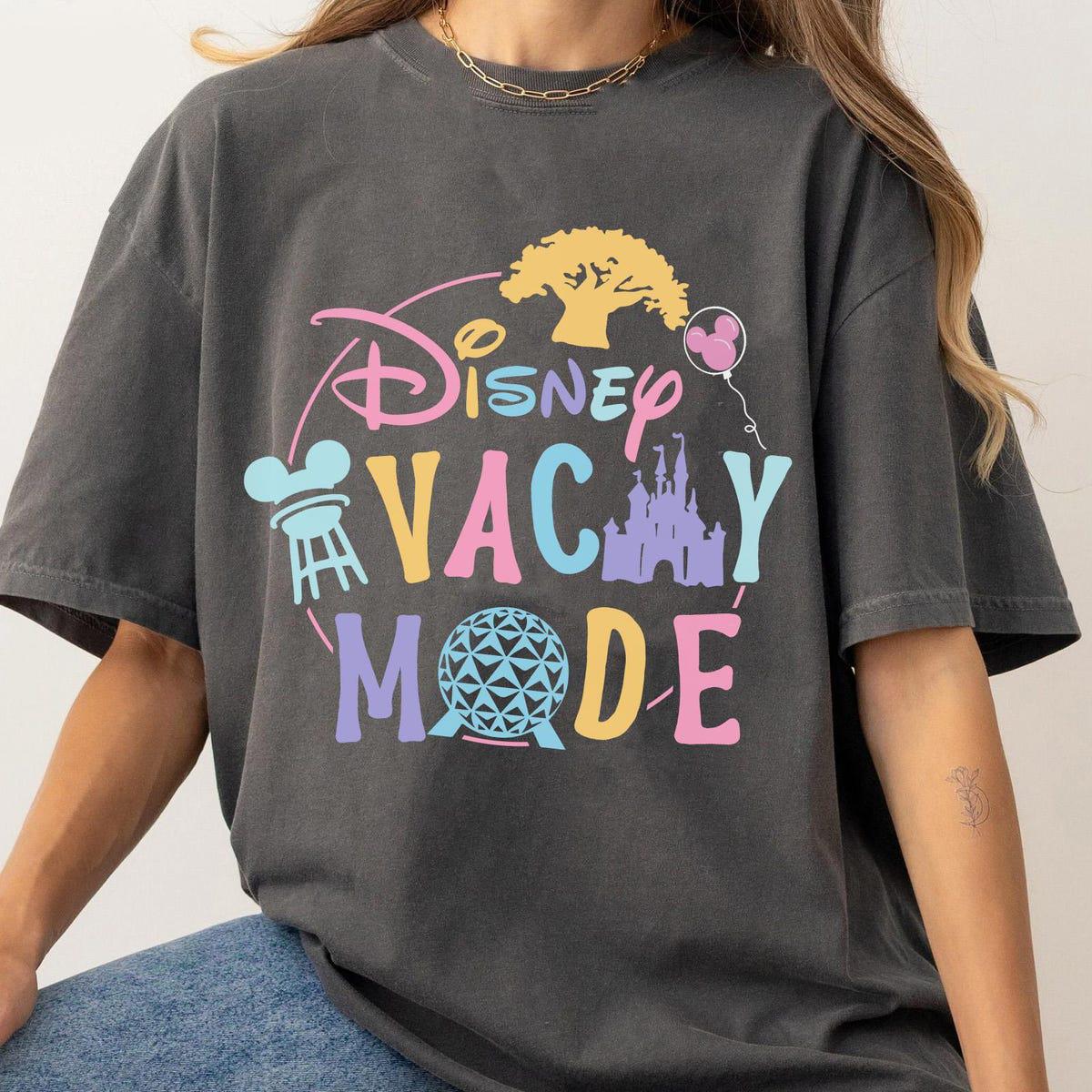 Vintage Pastel Disney Vacay Mode Shirt Epcot Family Matching Shirt 4