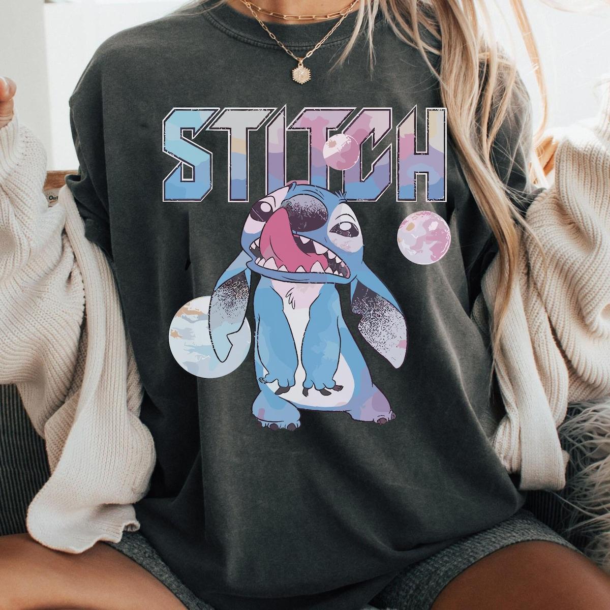 Vintage Stitch Planets Lilo And Stitch Shirt 2