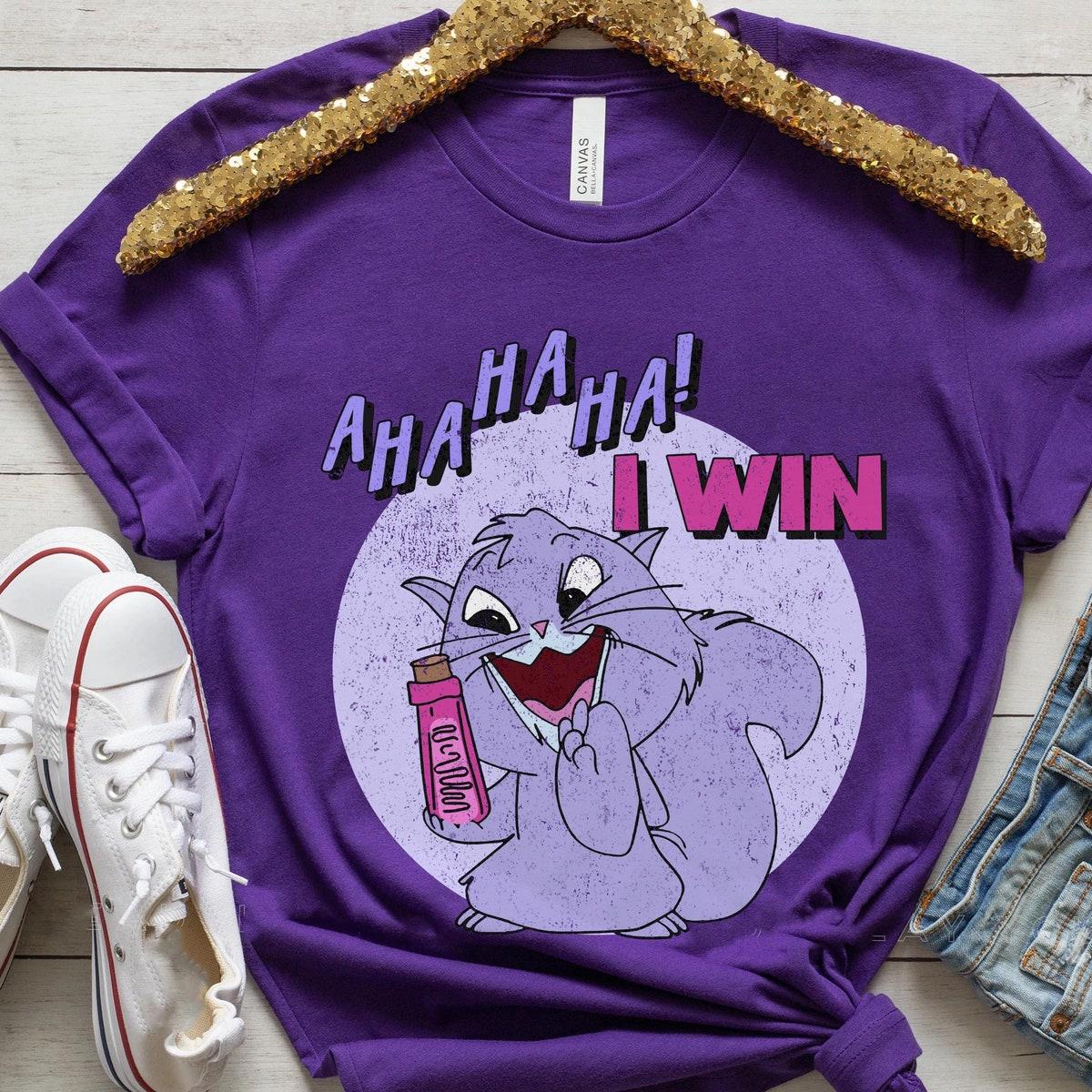 Vintage Yzma Cat Ahaha I Win The Emperor's New Groove Villains Shirt 1