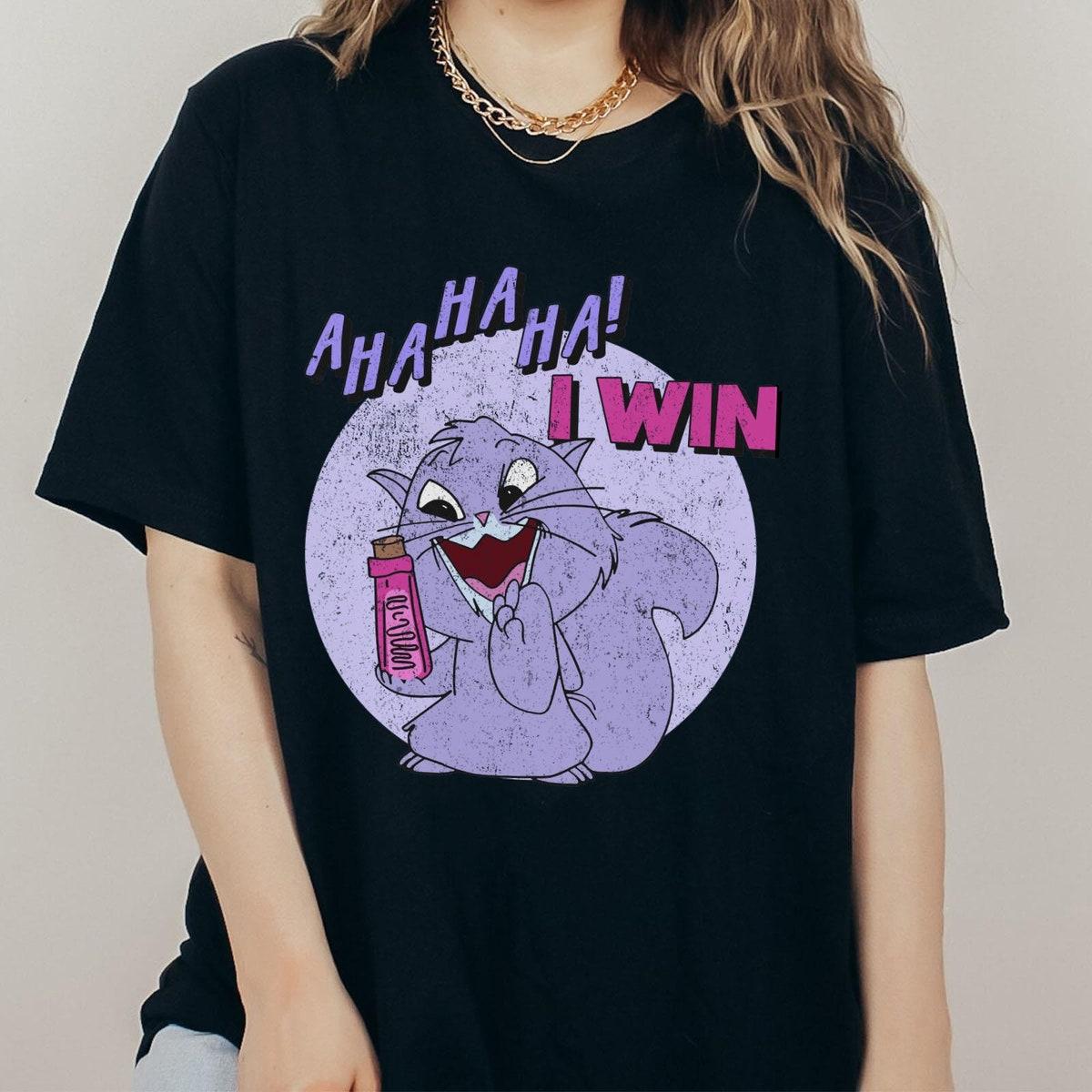 Vintage Yzma Cat Ahaha I Win The Emperor's New Groove Villains Shirt 2