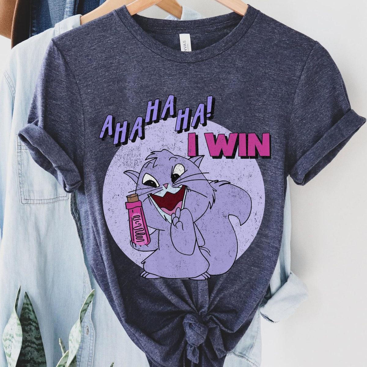 Vintage Yzma Cat Ahaha I Win The Emperor's New Groove Villains Shirt 4