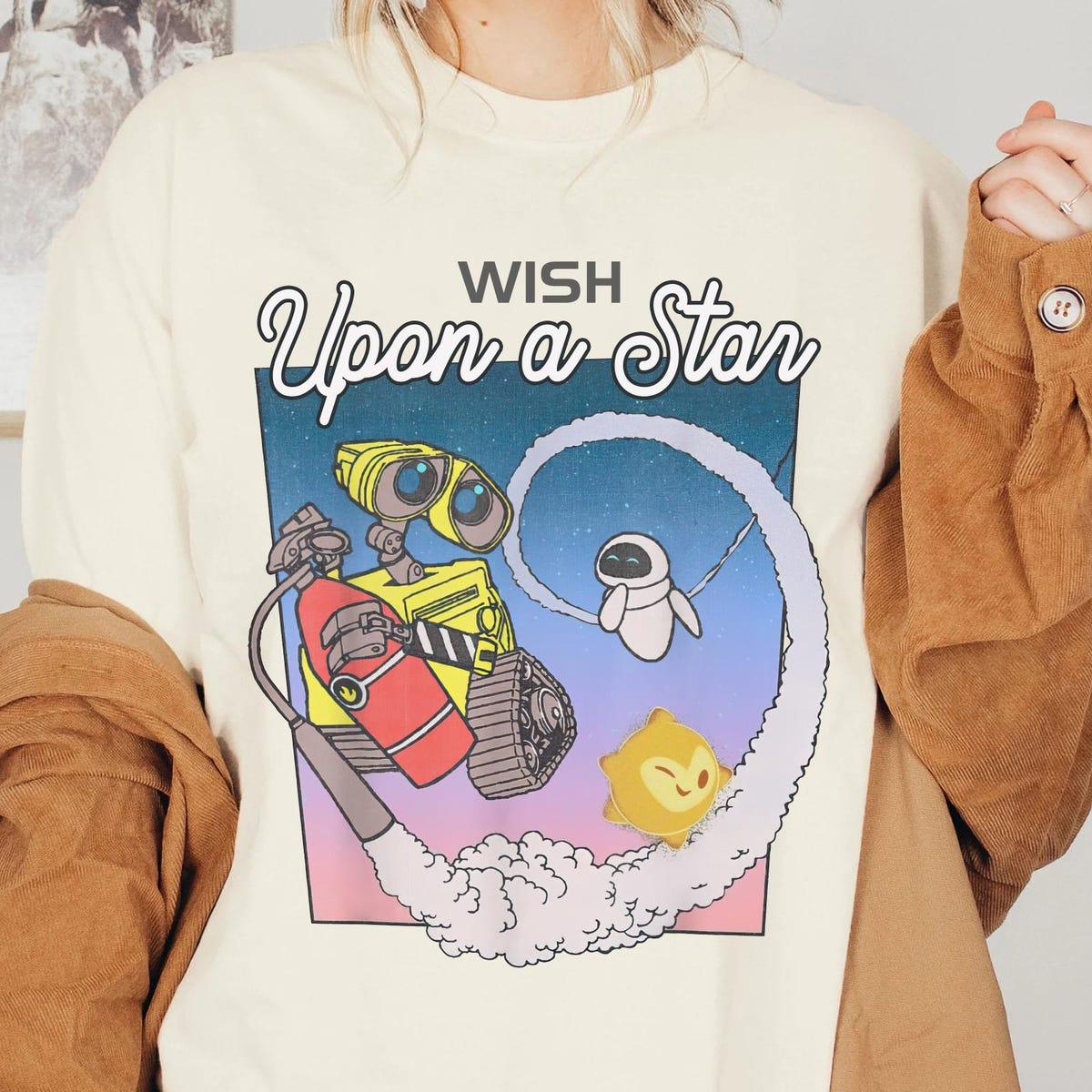 Wall E And Eve Wish Star Wish Upon A Star Shirt 1