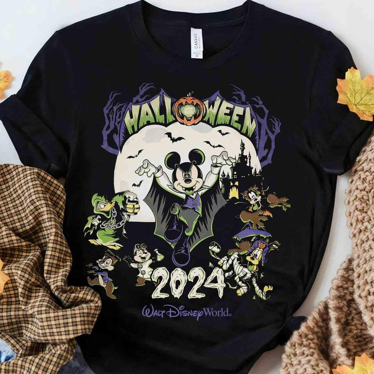 Walt Disney World Mickey And Friends Happy Halloween Shirt 2