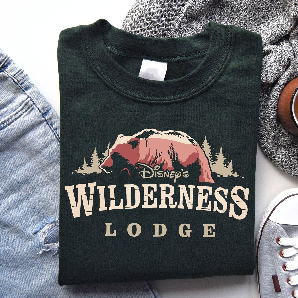 Wilderness Lodge Bear Camping Disney Shirt 2